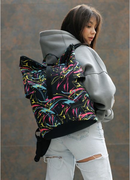 Рюкзак рол Sambag RollTop Double принт "ABSTRACT"