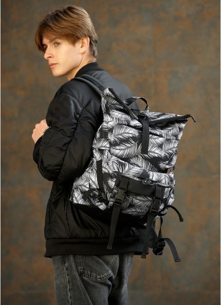 Рюкзак рол Sambag RollTop Double принт "Palm"